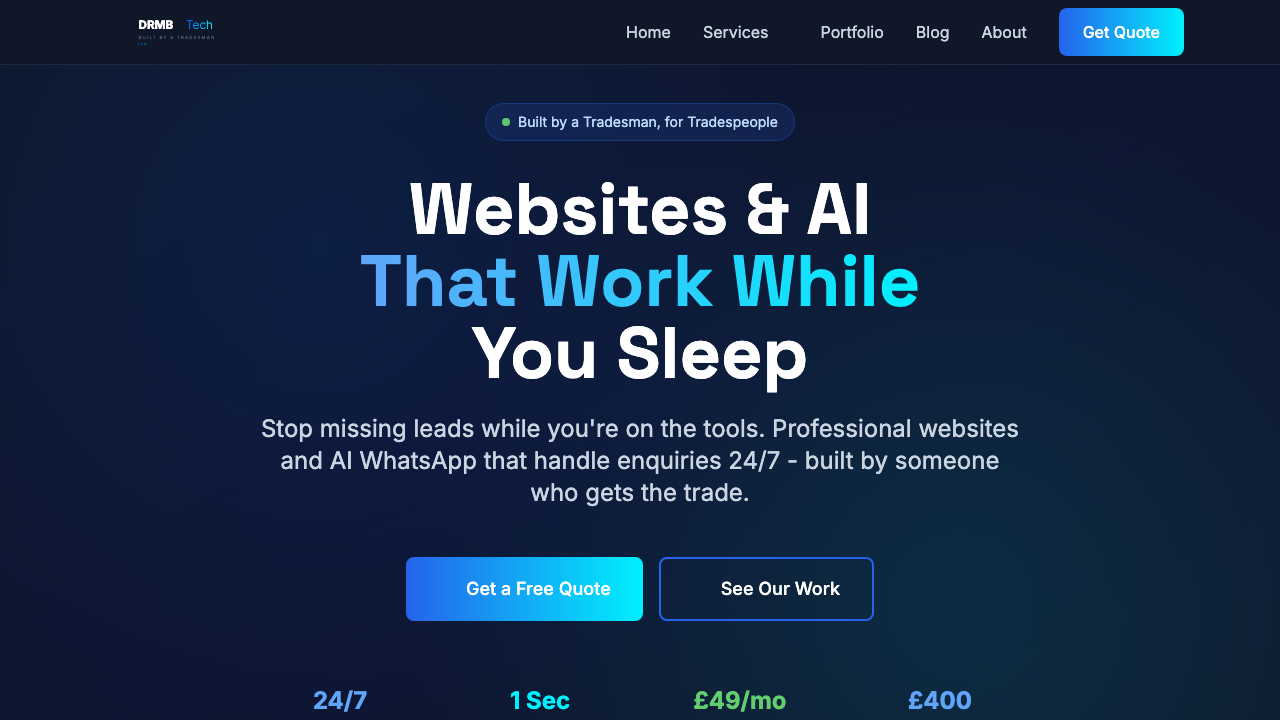 BuildRight Construction website screenshot